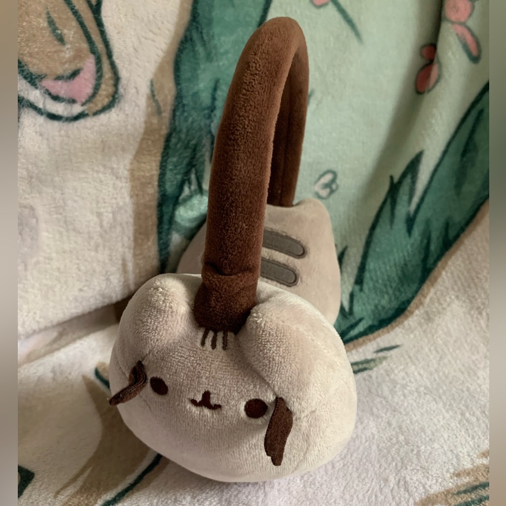 Pusheen plush earmuffs